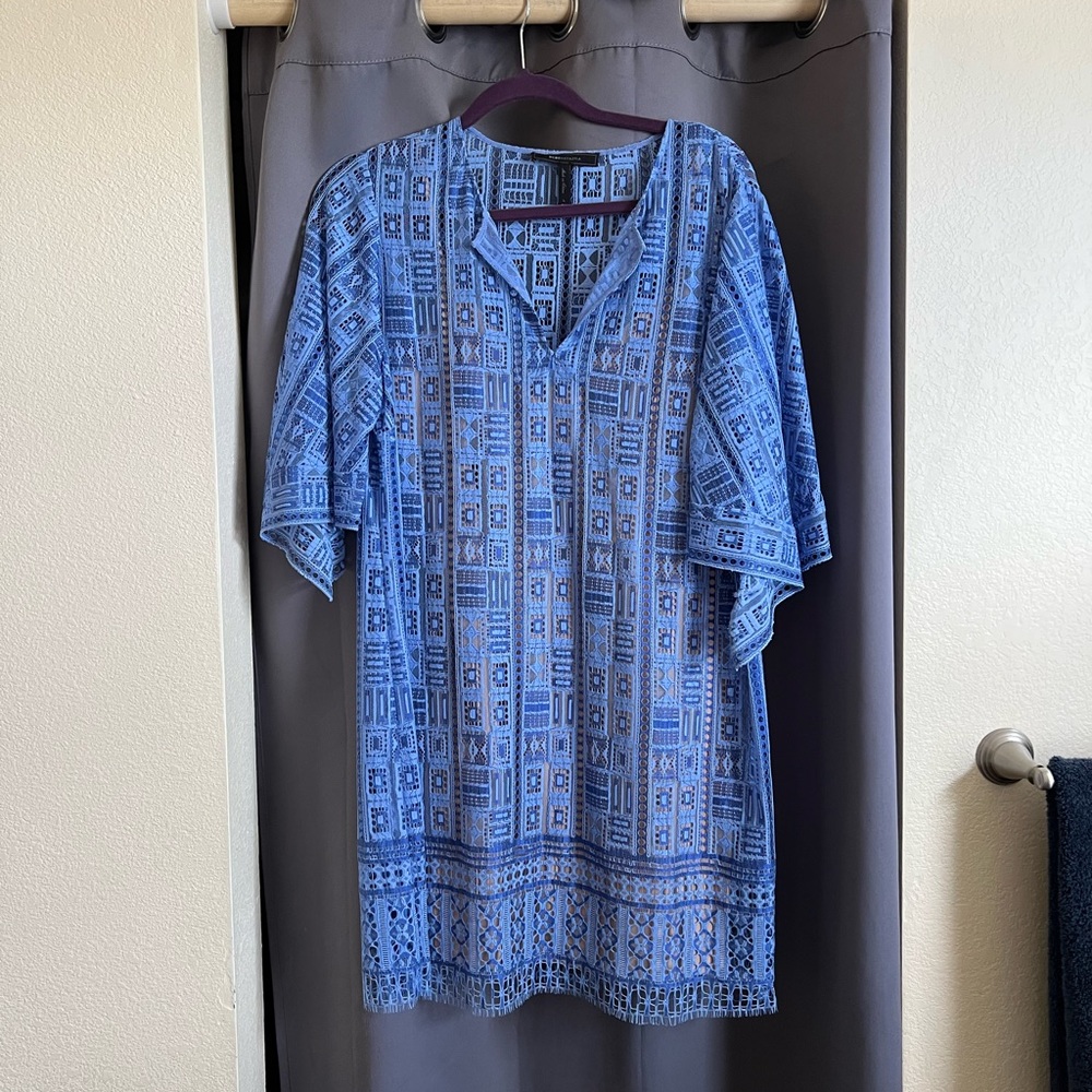 Bright Crochet-like Style Dress